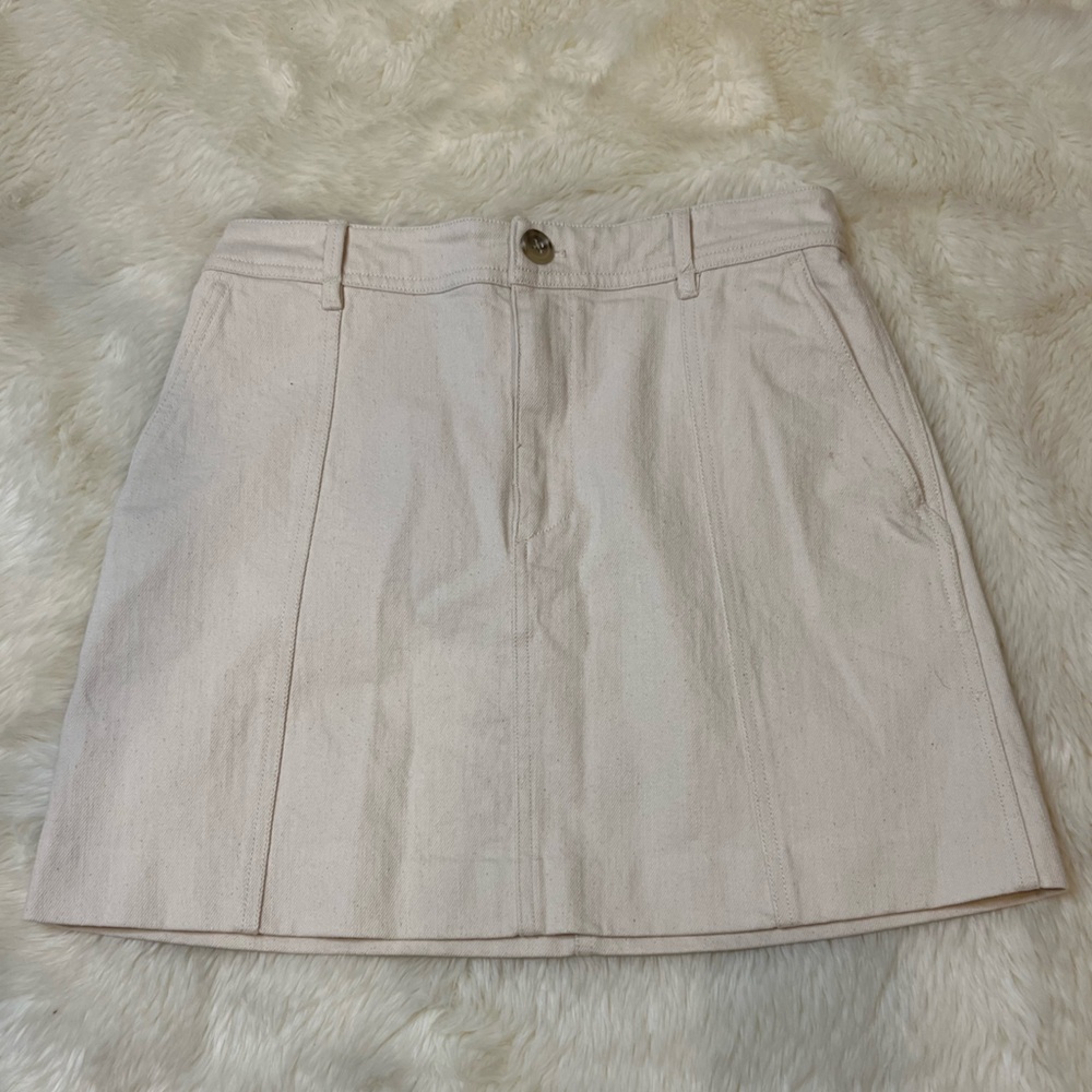 Madewell - Women’s Skirt - Cream Color - Size 2